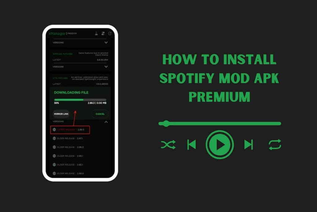 How to install spotify mod apk premium unlocked 2025