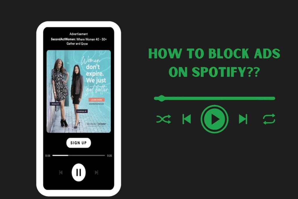how to block ads on Spotify