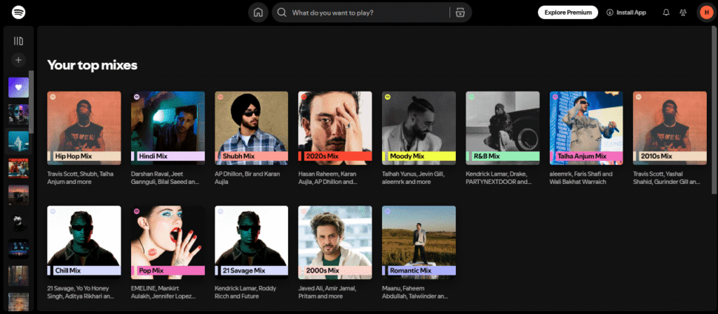 Features of spotify standard version