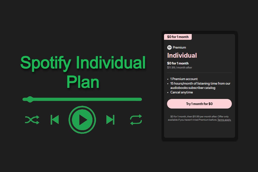Spotify Individual plan